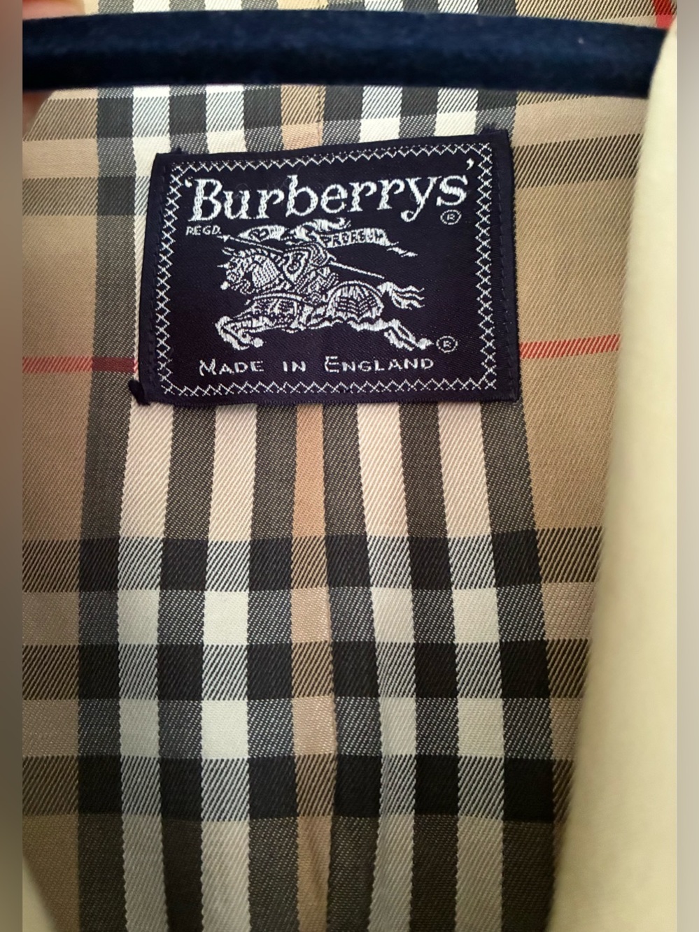 BURBERRYS Vintage Trench Coat Long Size 2 - Picture 2 of 7